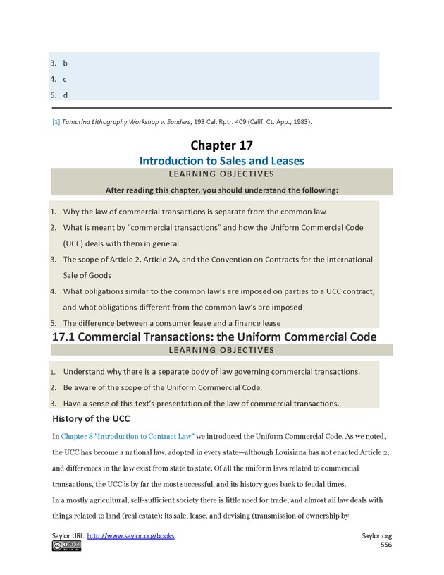 Business Law and the Legal Environment - Page 556